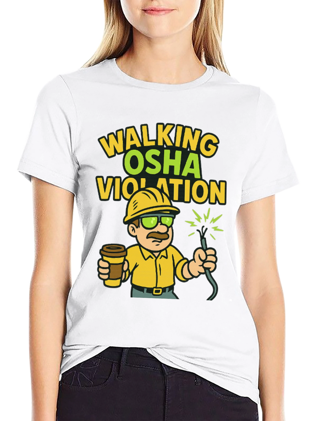 Walking OSHA Violation T-Shirt