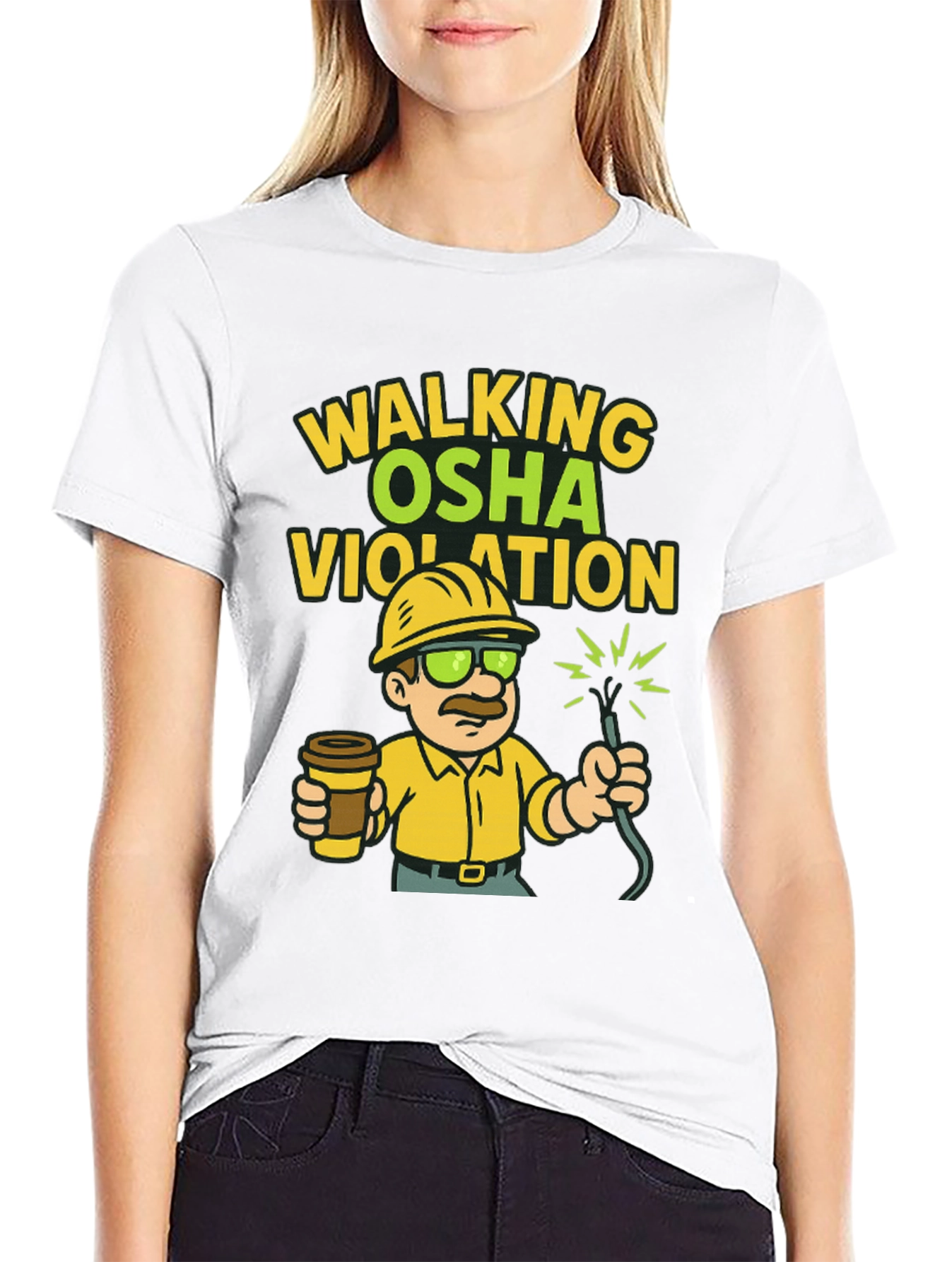 Walking OSHA Violation T-Shirt