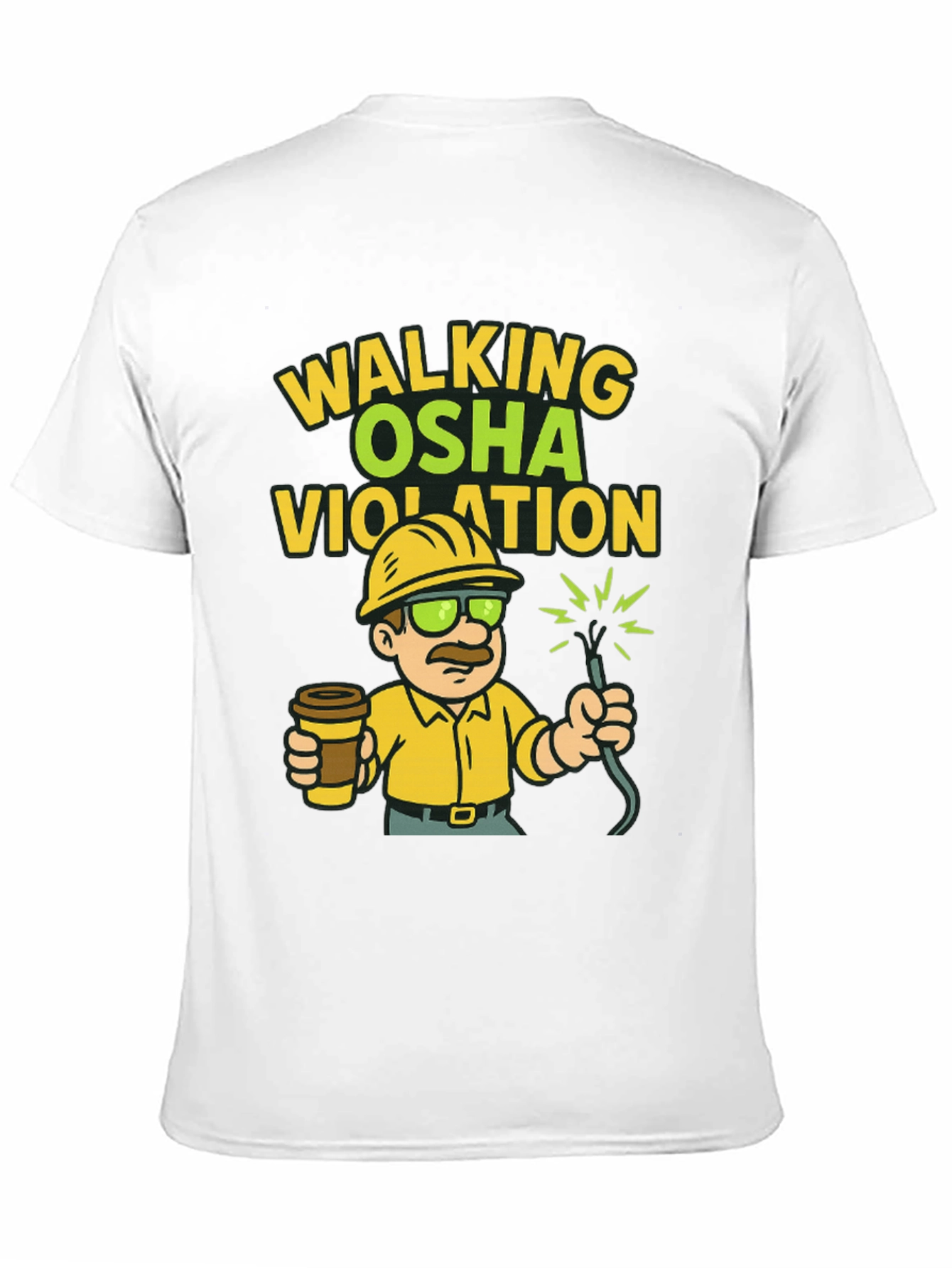 Walking OSHA Violation T-Shirt