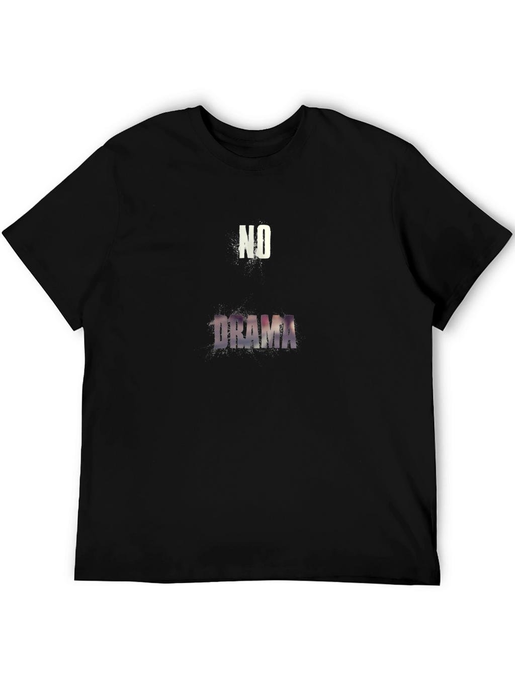 No Drama Black T-Shirt