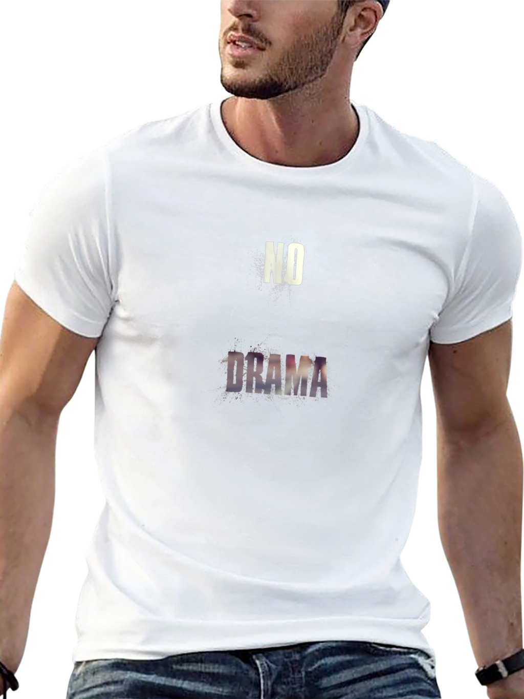 No Drama Black T-Shirt