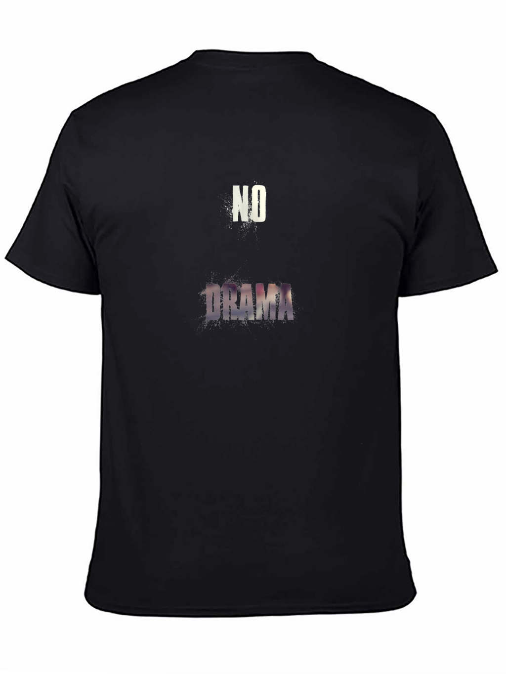 No Drama Black T-Shirt