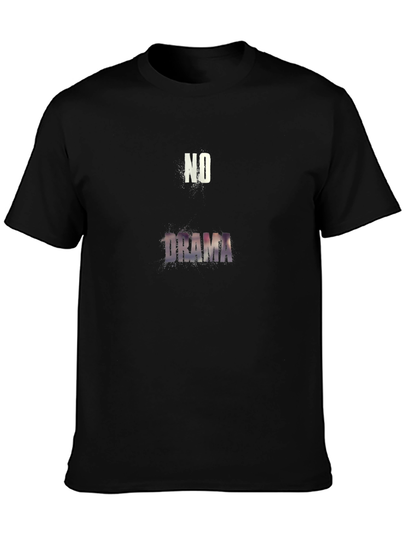 No Drama Black T-Shirt