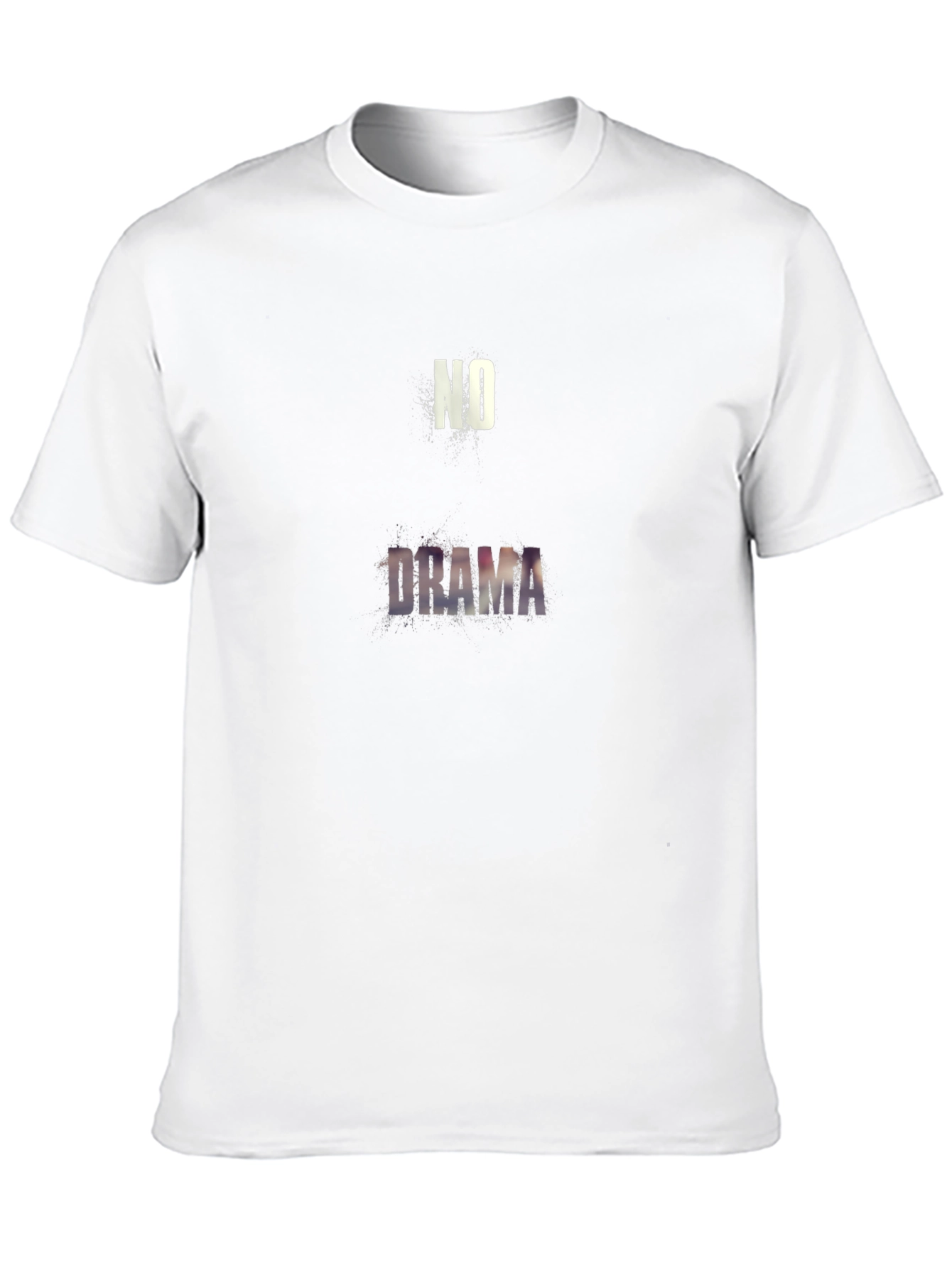 No Drama Black T-Shirt