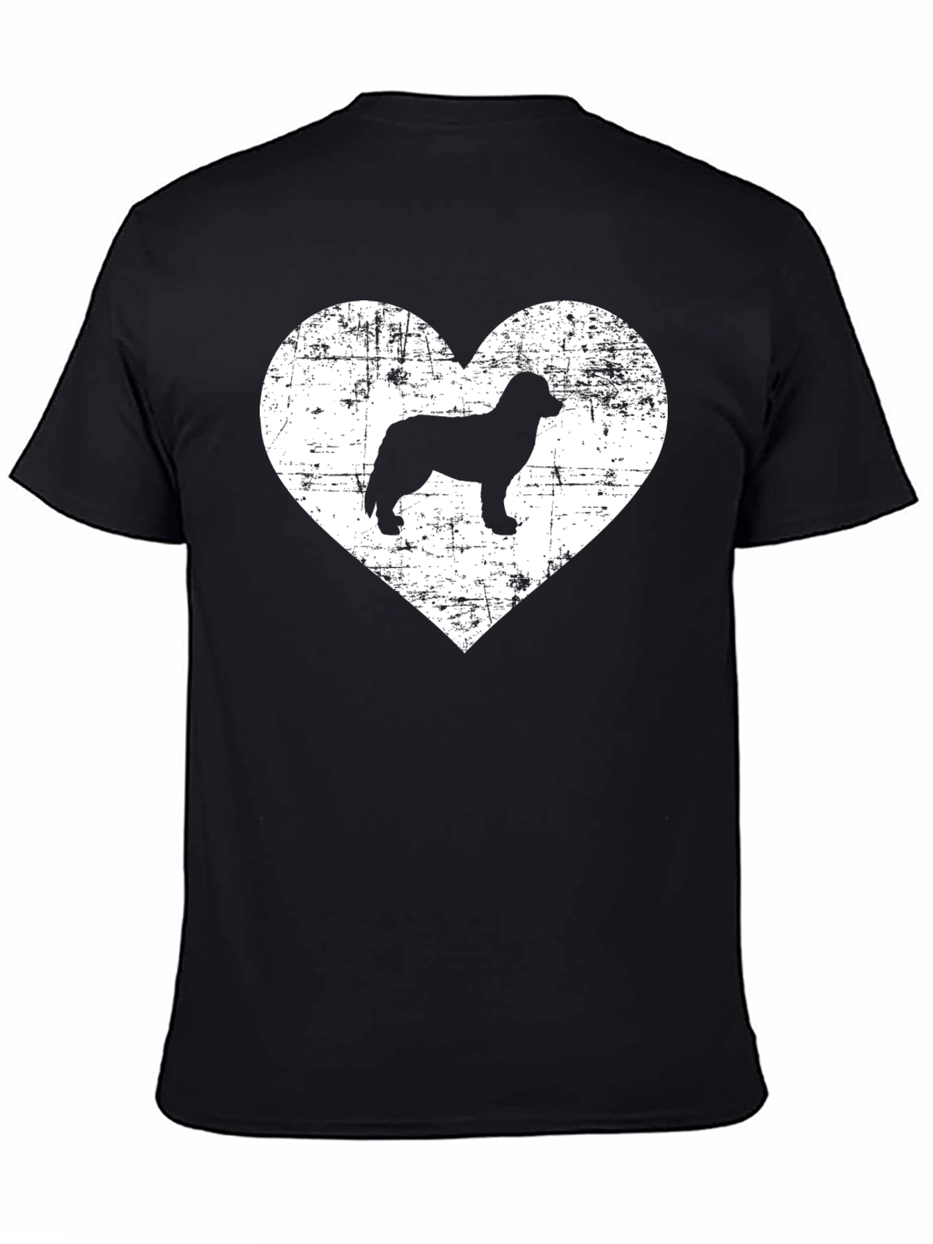 Distressed Dog Heart T-Shirt