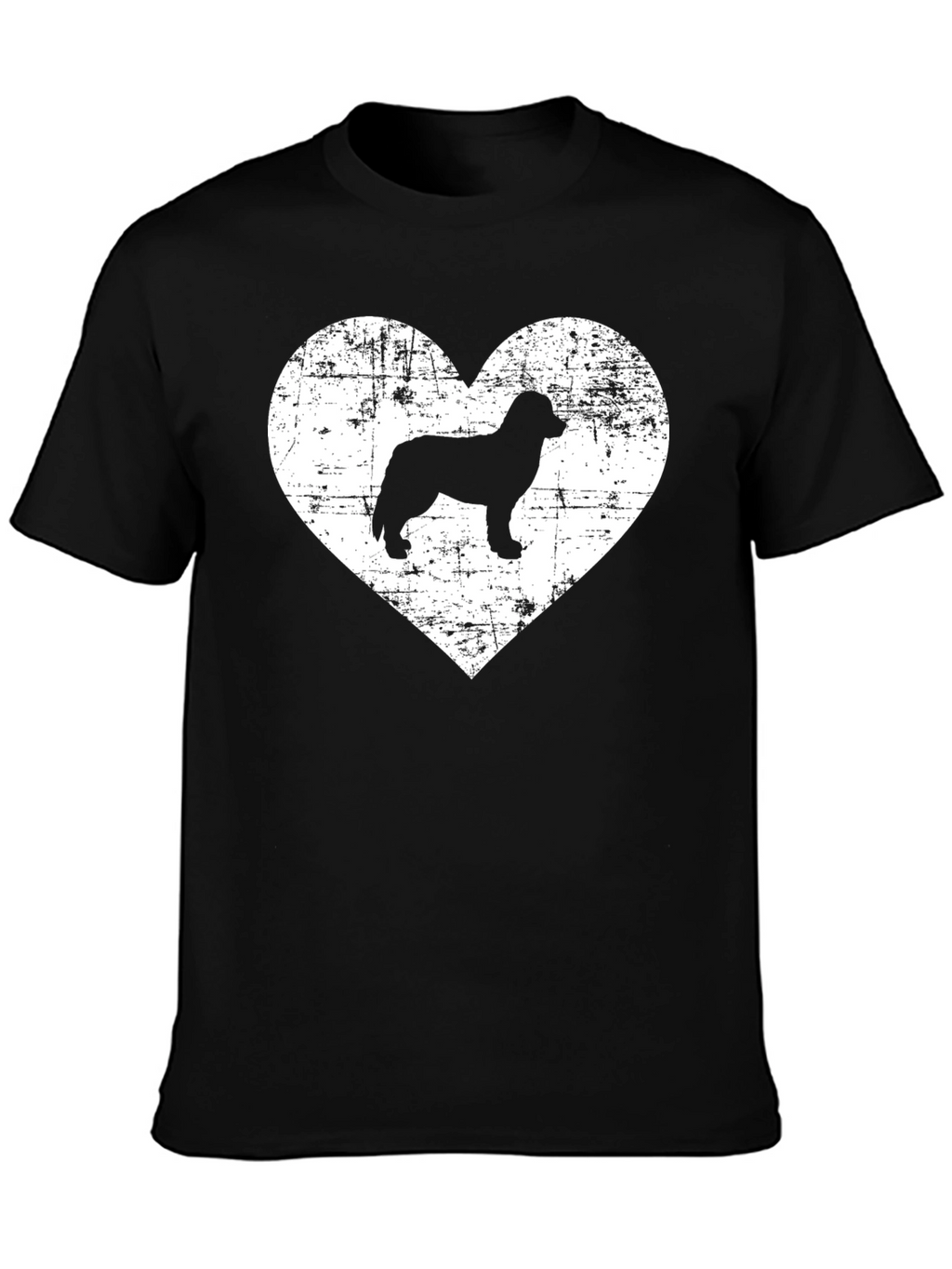 Distressed Dog Heart T-Shirt