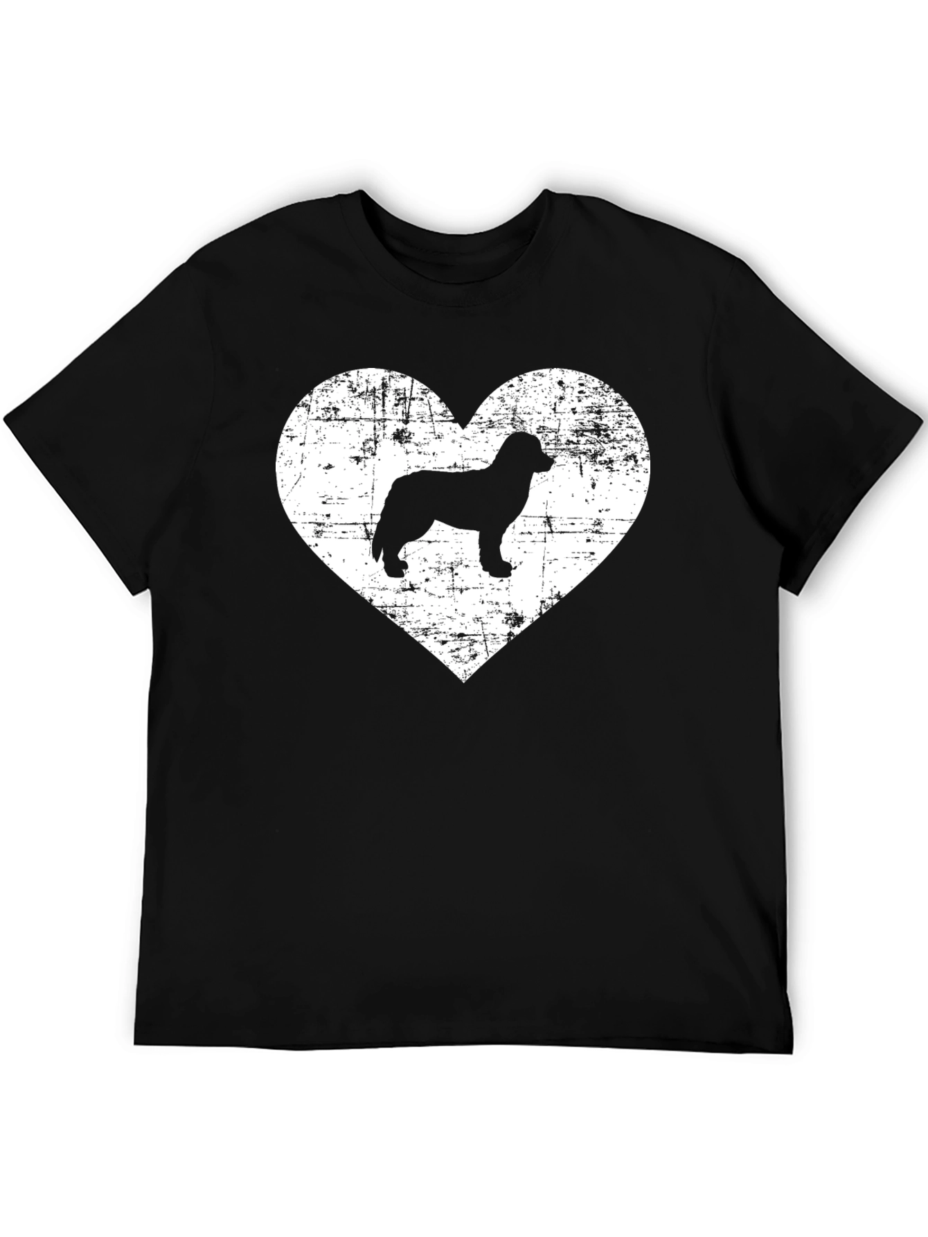 Distressed Dog Heart T-Shirt