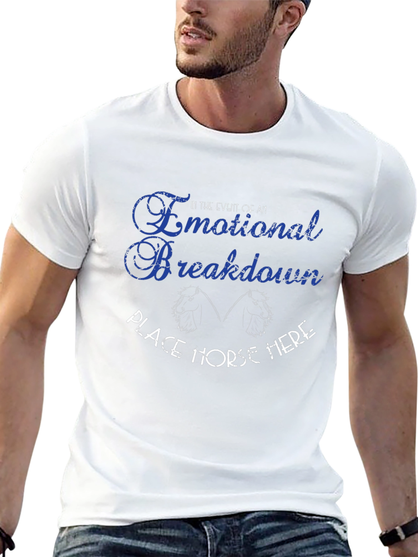 Emotional Breakdown Horse T-Shirt