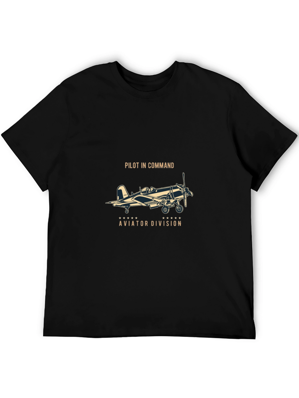 Pilot in Command Aviator Division Graphic T-Shirt