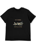 Pilot in Command Aviator Division Graphic T-Shirt