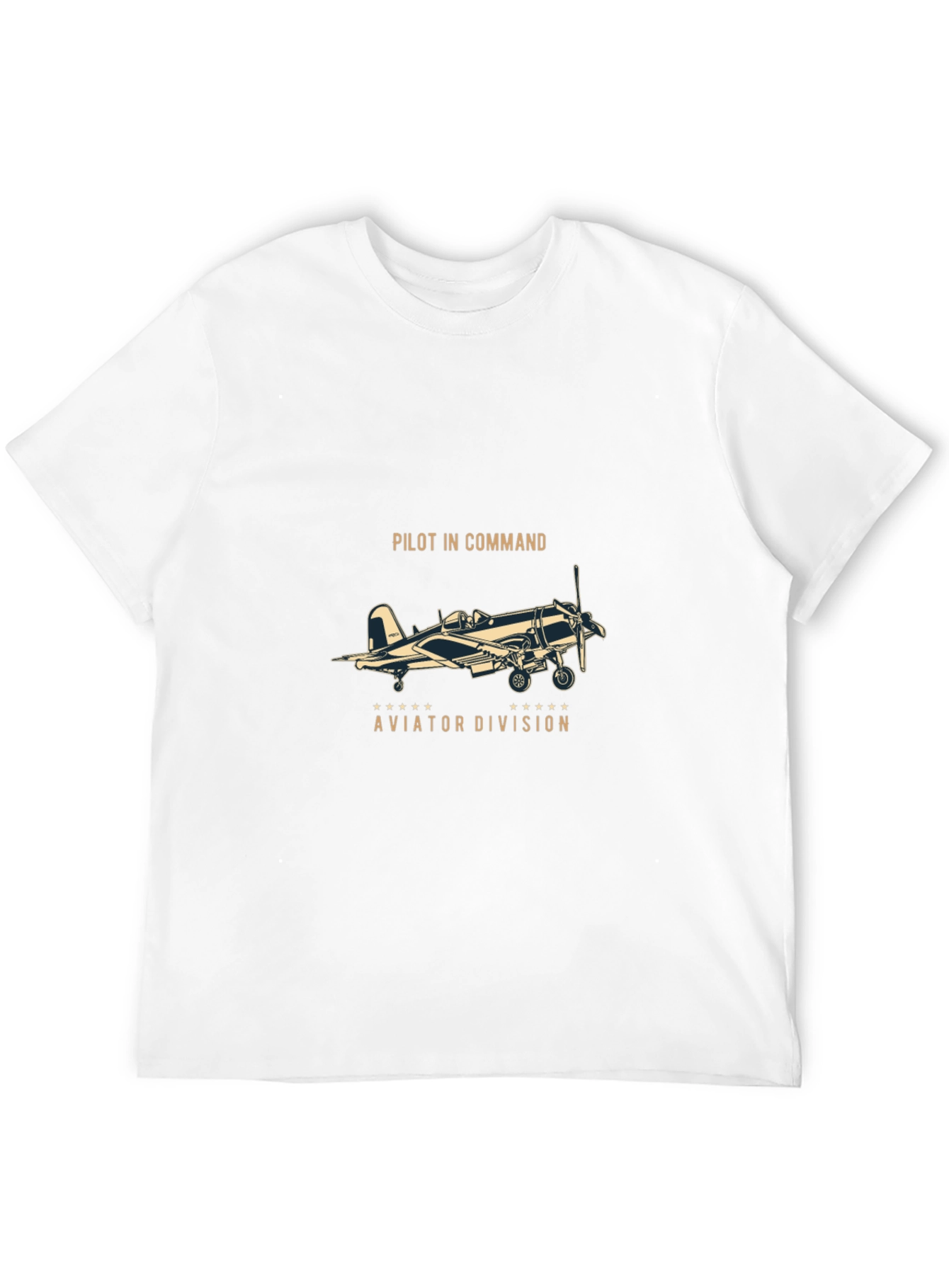 Pilot in Command Aviator Division Graphic T-Shirt