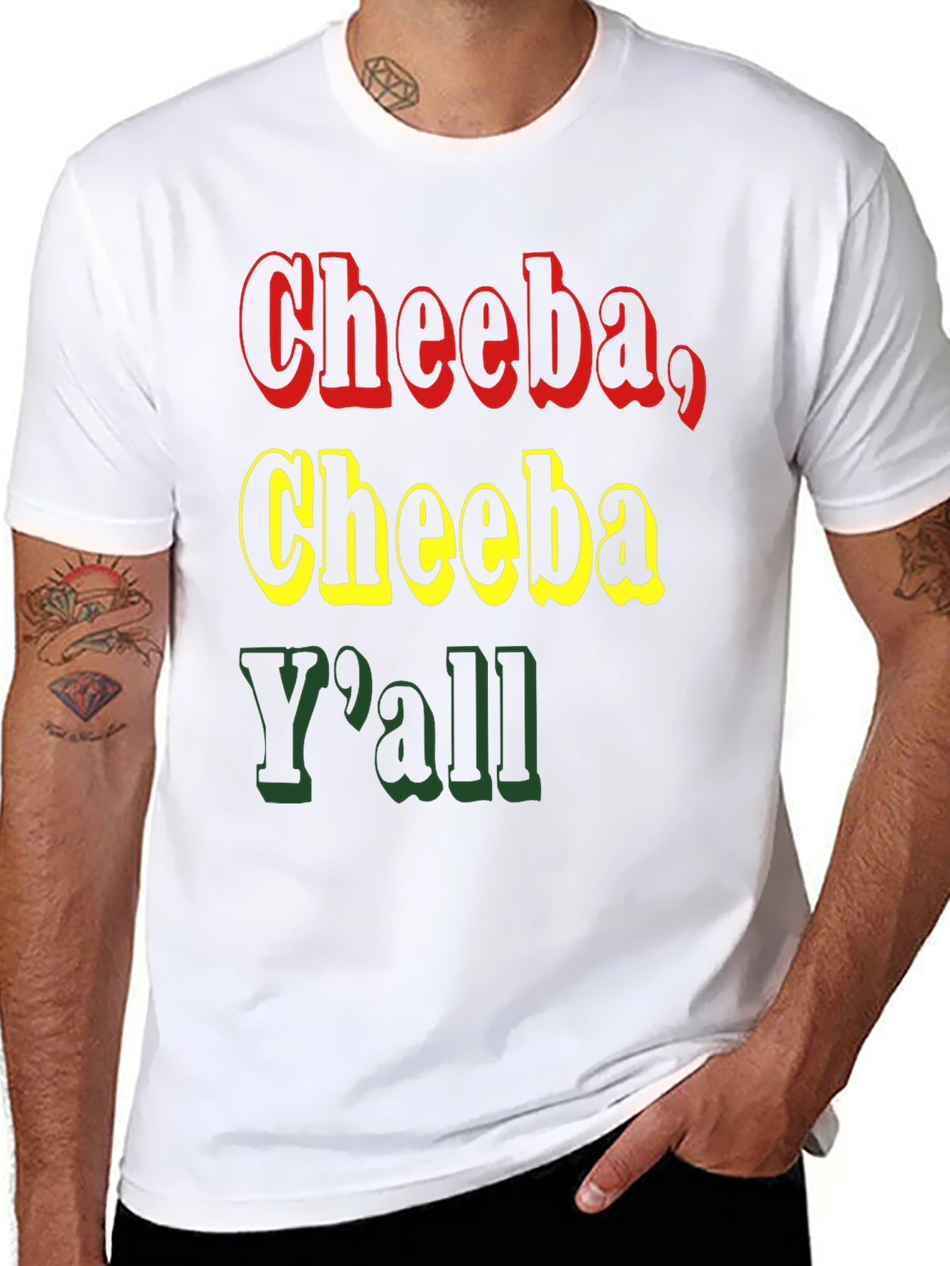 Cheeba Yall Graphic T-Shirt - Casual Wear