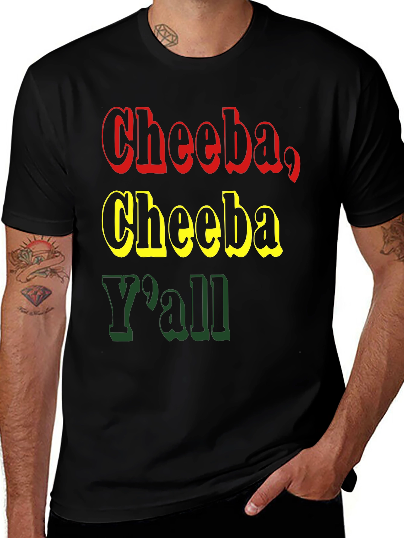 Cheeba Yall Graphic T-Shirt - Casual Wear