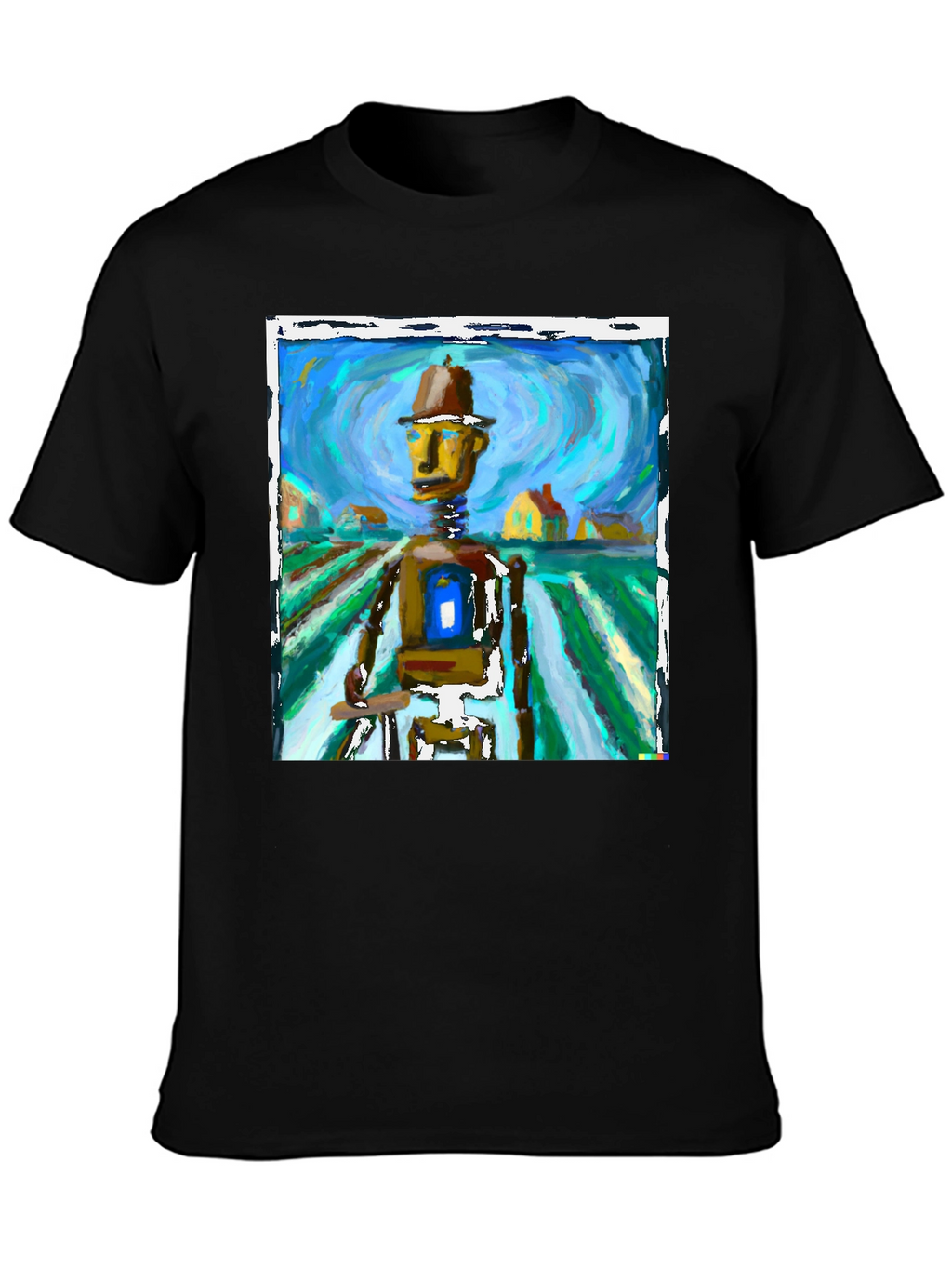 Abstract Robot Art Tee