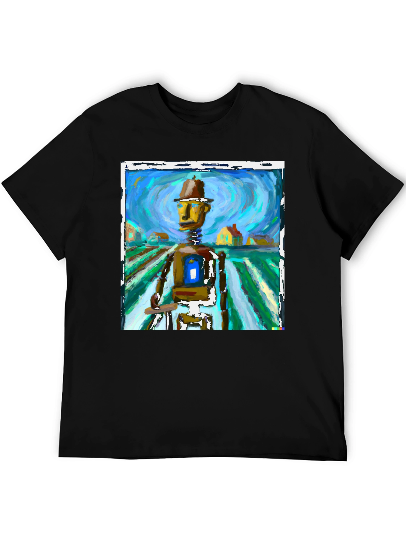 Abstract Robot Art Tee