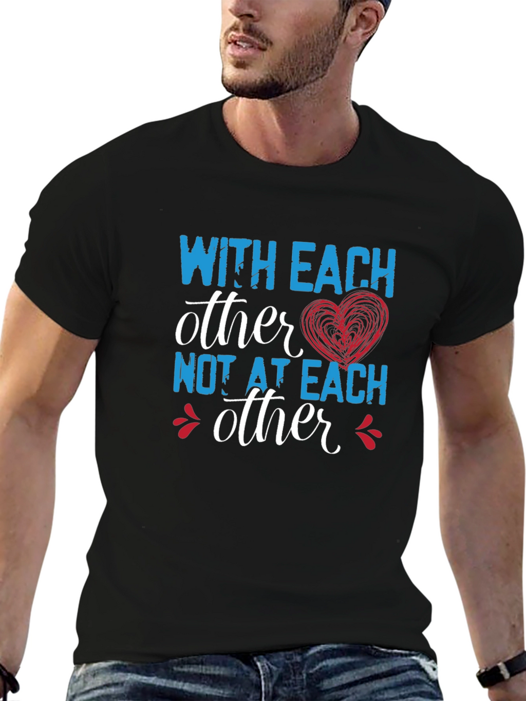 With Each Other Graphic T-Shirt