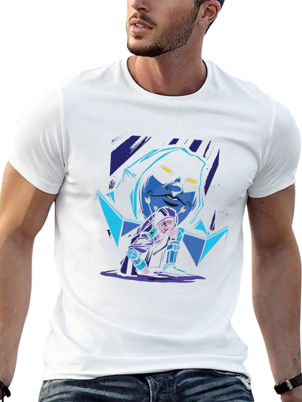 Mystic Duo Graphic T-Shirt - Black
