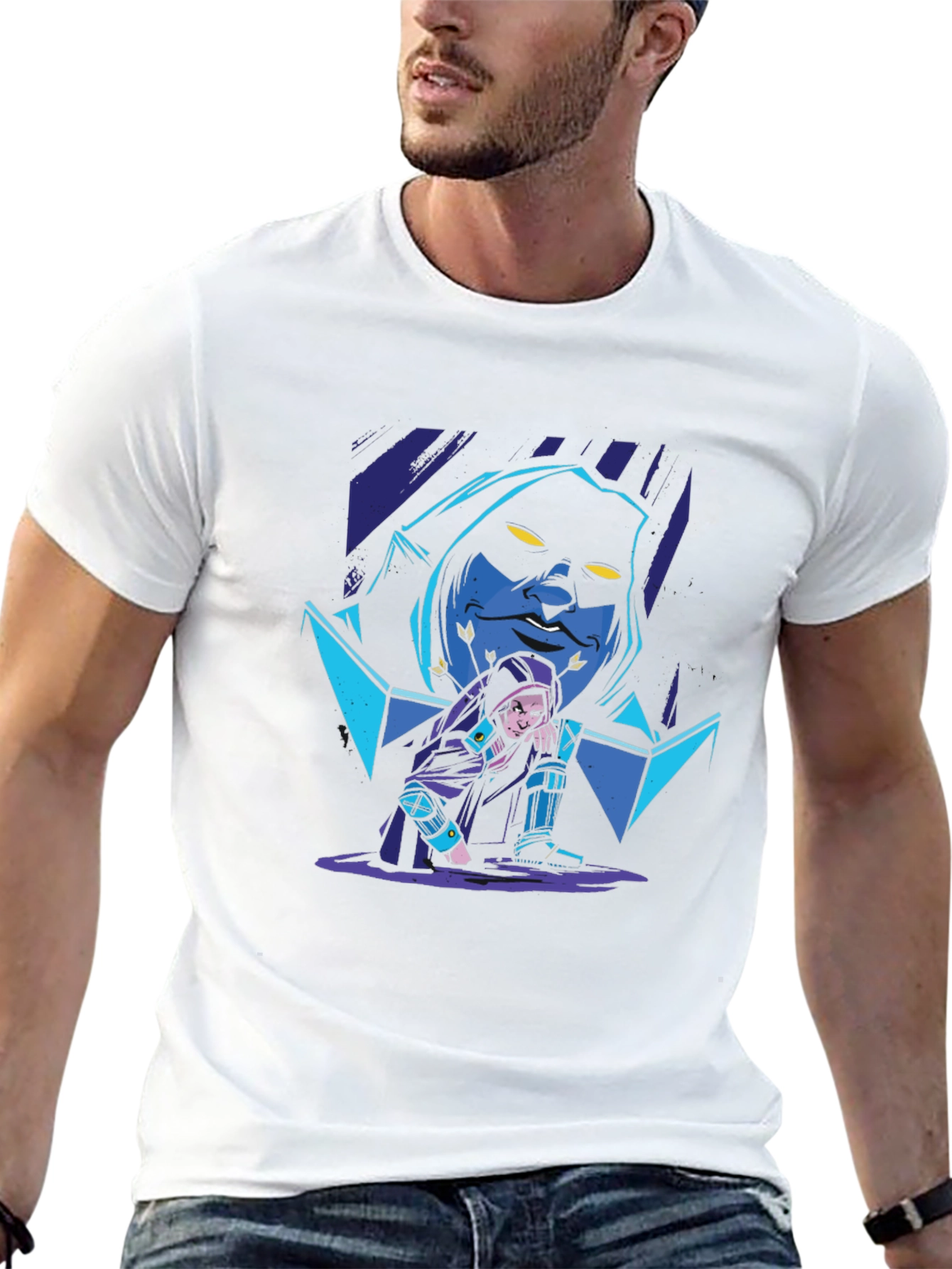 Mystic Duo Graphic T-Shirt - Black