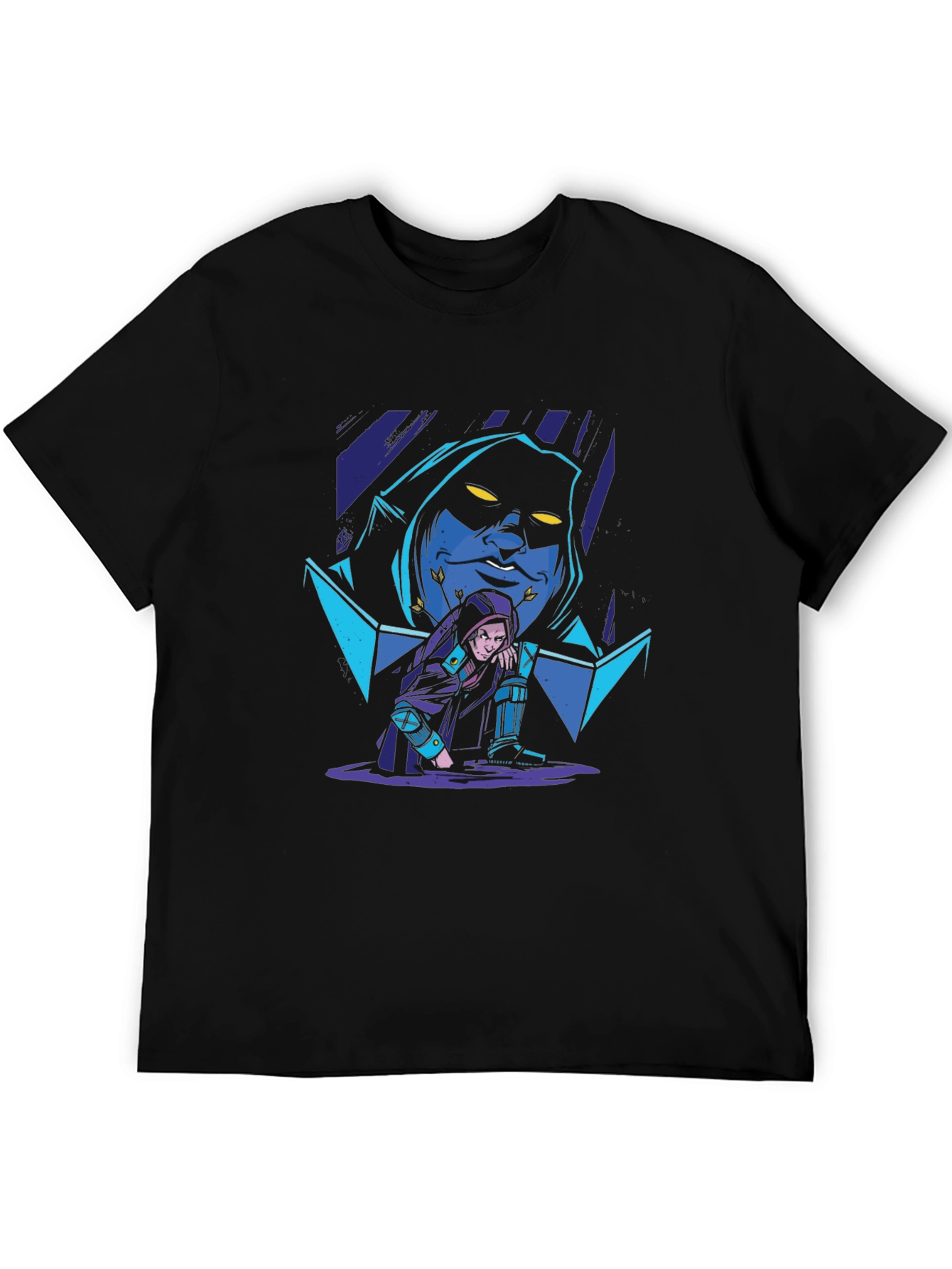 Mystic Duo Graphic T-Shirt - Black