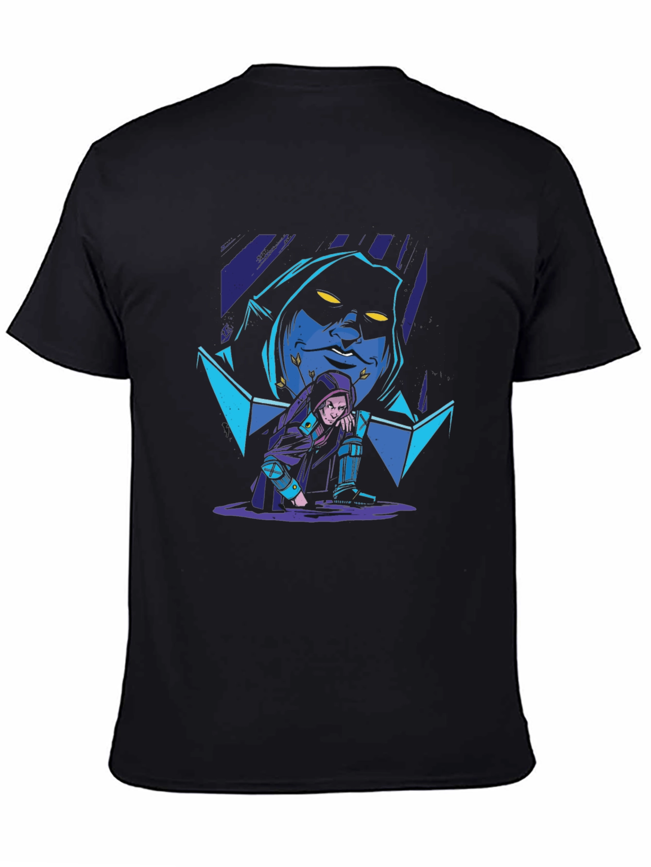 Mystic Duo Graphic T-Shirt - Black