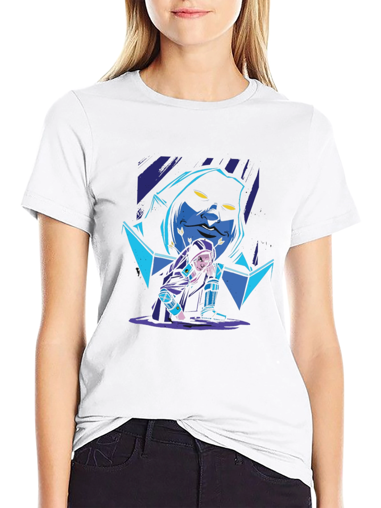 Mystic Duo Graphic T-Shirt - Black