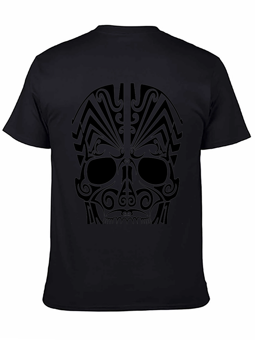 Tribal Skull Graphic Tee - Bold Statement Shirt