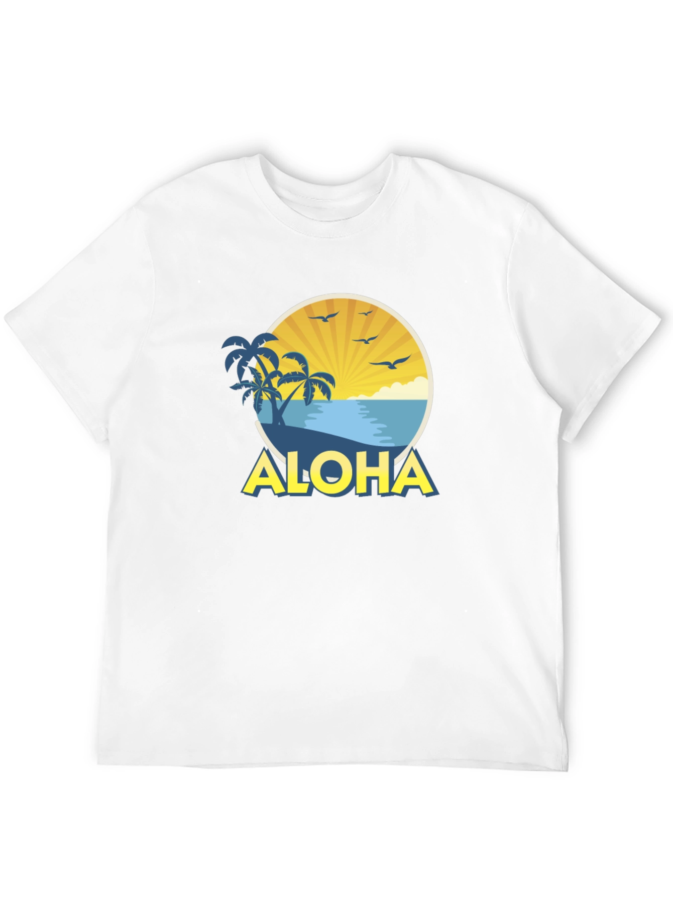 Aloha Beach Graphic Tee - Mens Black T-Shirt