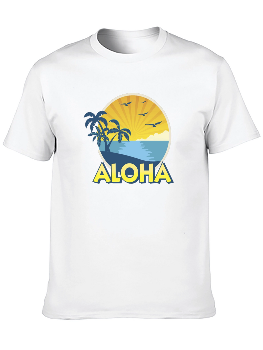 Aloha Beach Graphic Tee - Mens Black T-Shirt
