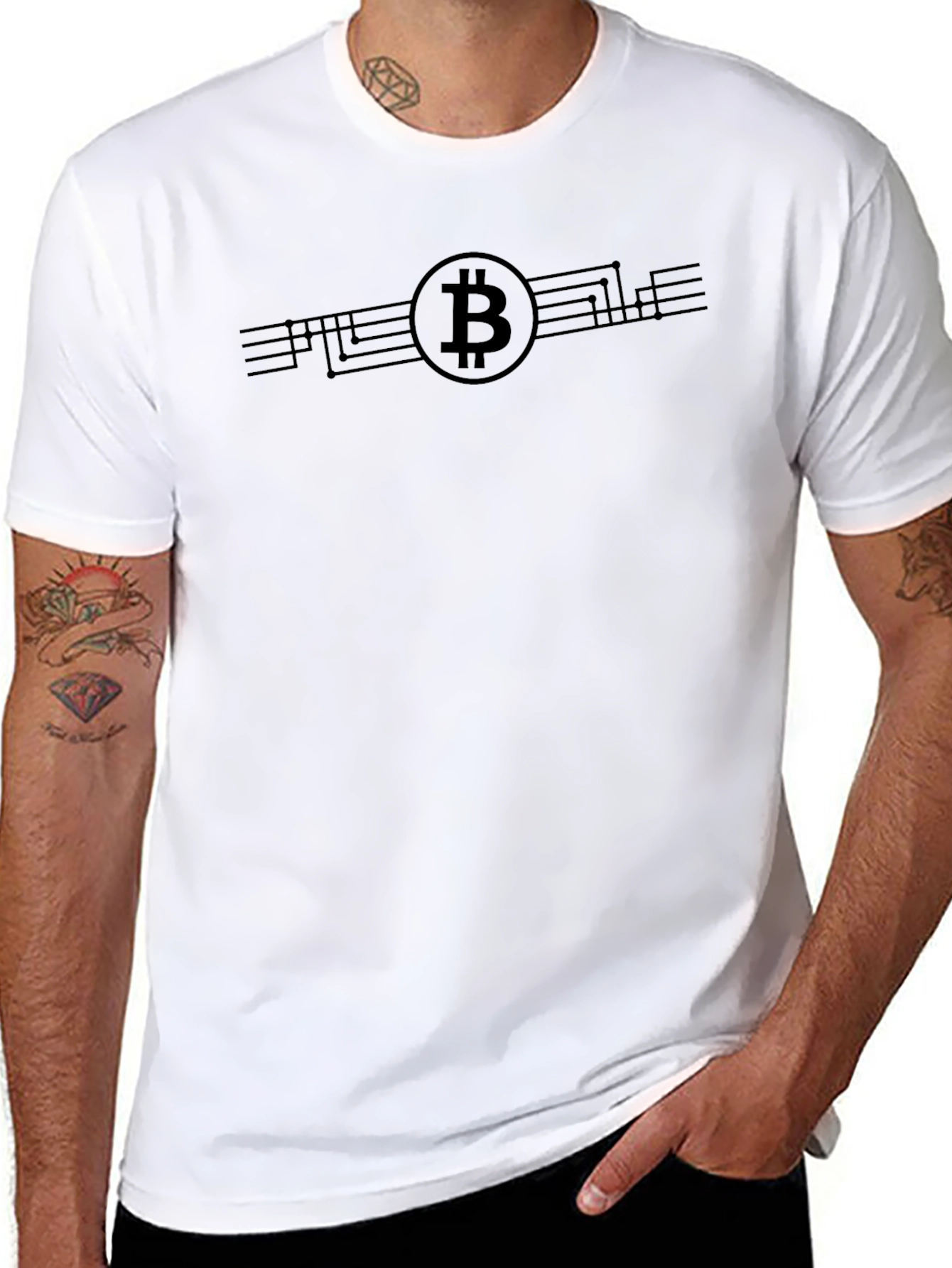 Bitcoin Black T-Shirt - Crypto Fashion