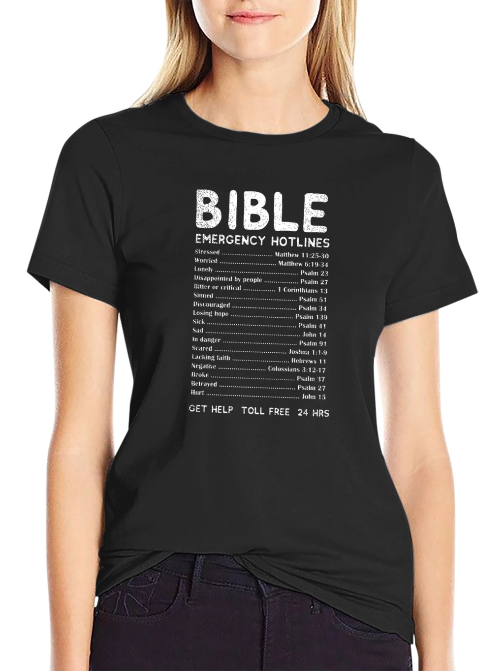 Bible Emergency Hotlines T-Shirt