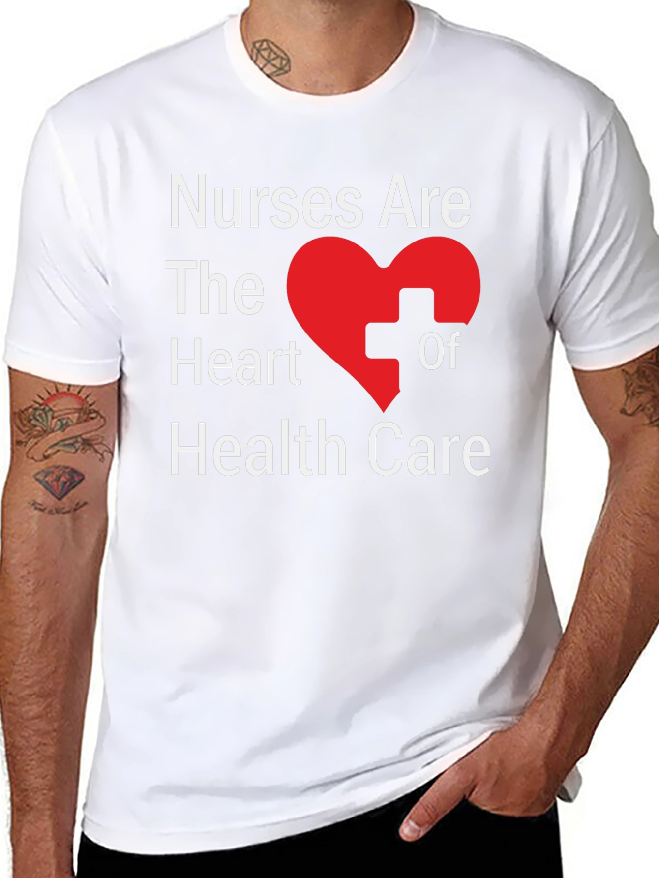 Nurses Are The Heart Of Health Care T-Shirt