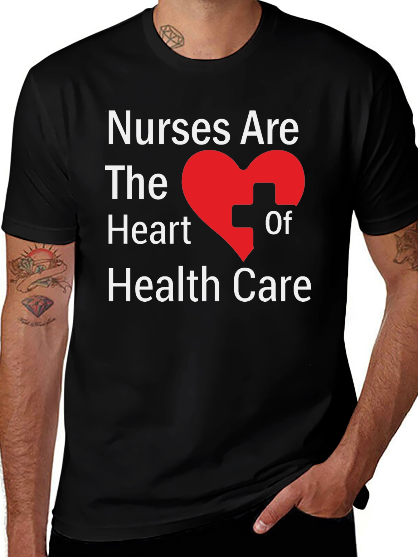 Nurses Are The Heart Of Health Care T-Shirt