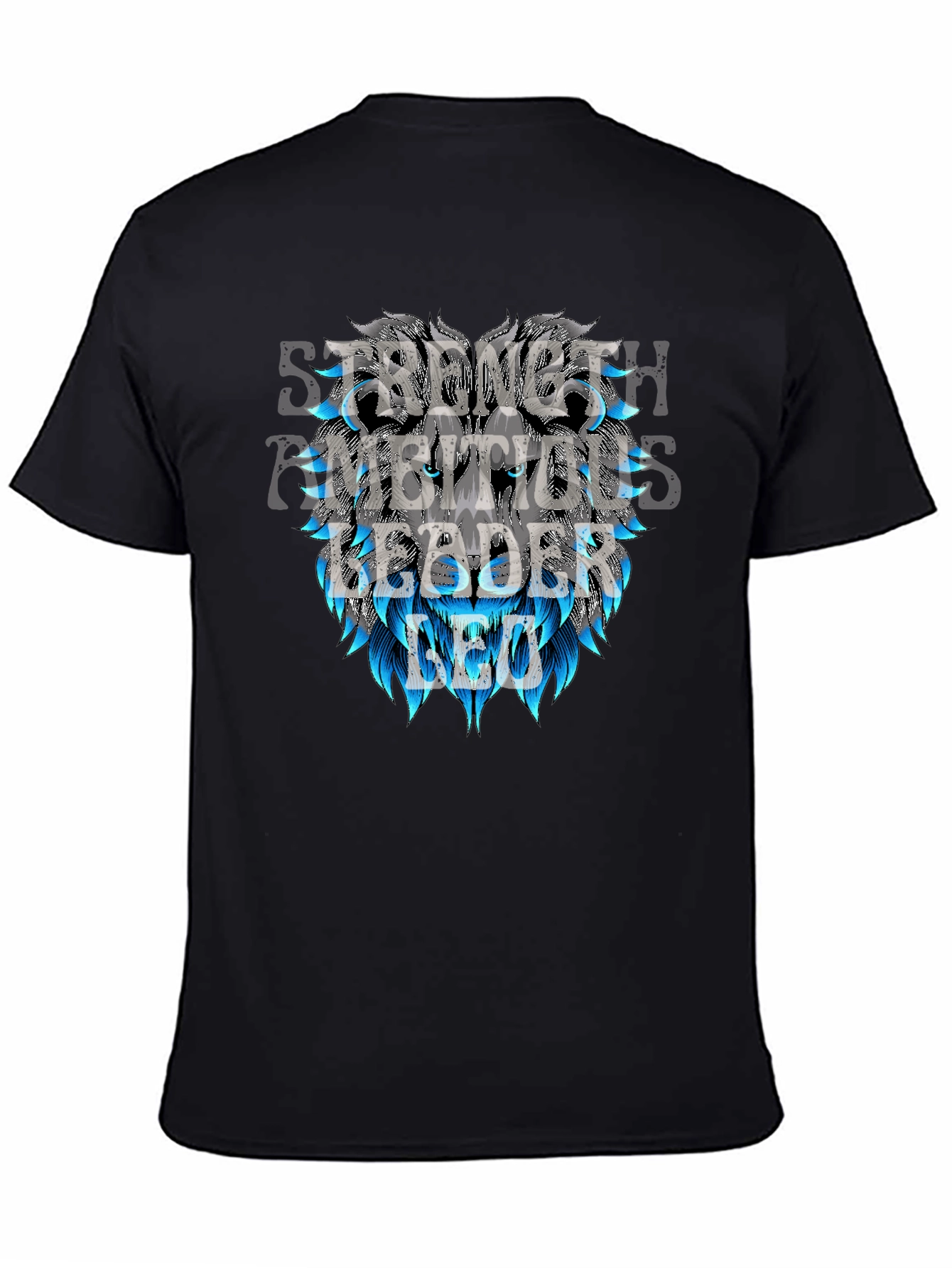Lion Leader Graphic Tee - Strength Ambition