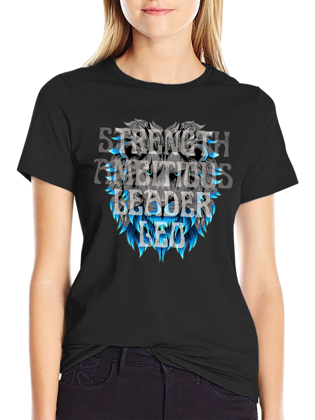 Lion Leader Graphic Tee - Strength Ambition