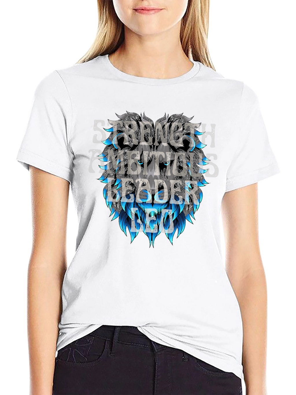 Lion Leader Graphic Tee - Strength Ambition