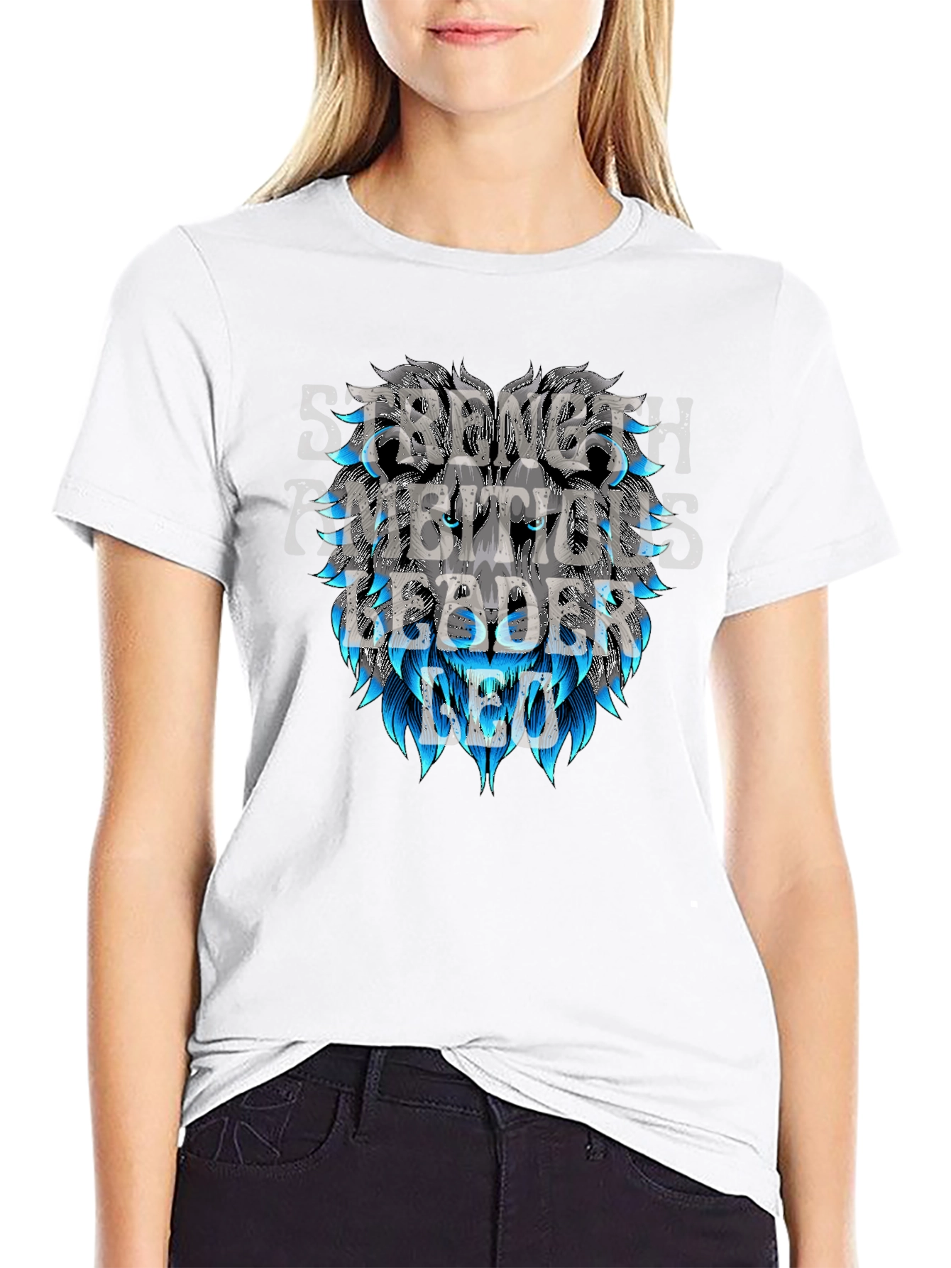 Lion Leader Graphic Tee - Strength Ambition