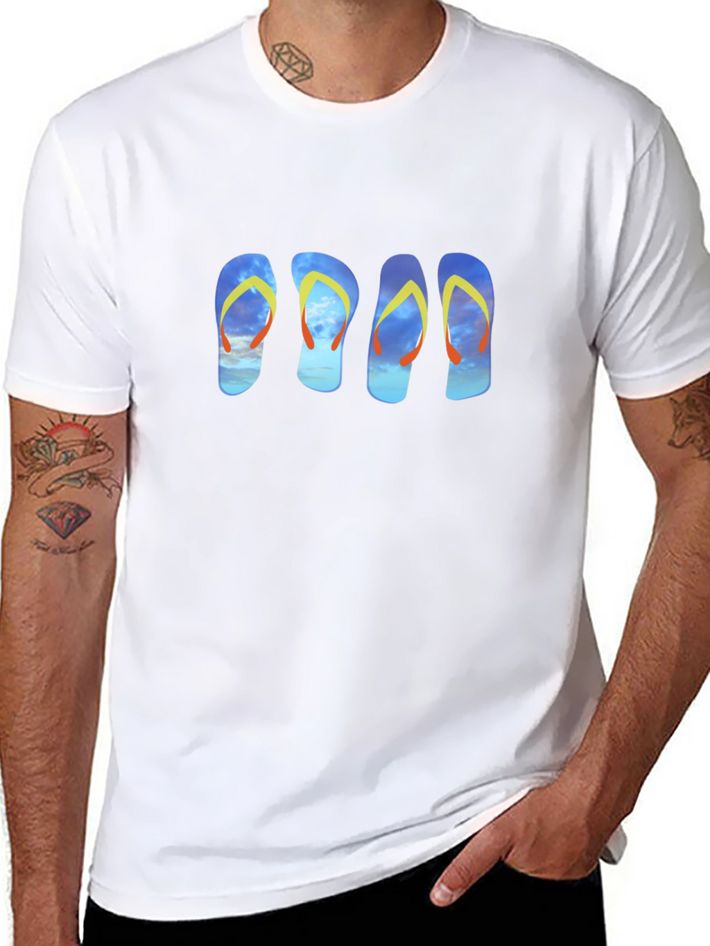 Flip Flops Graphic T-Shirt