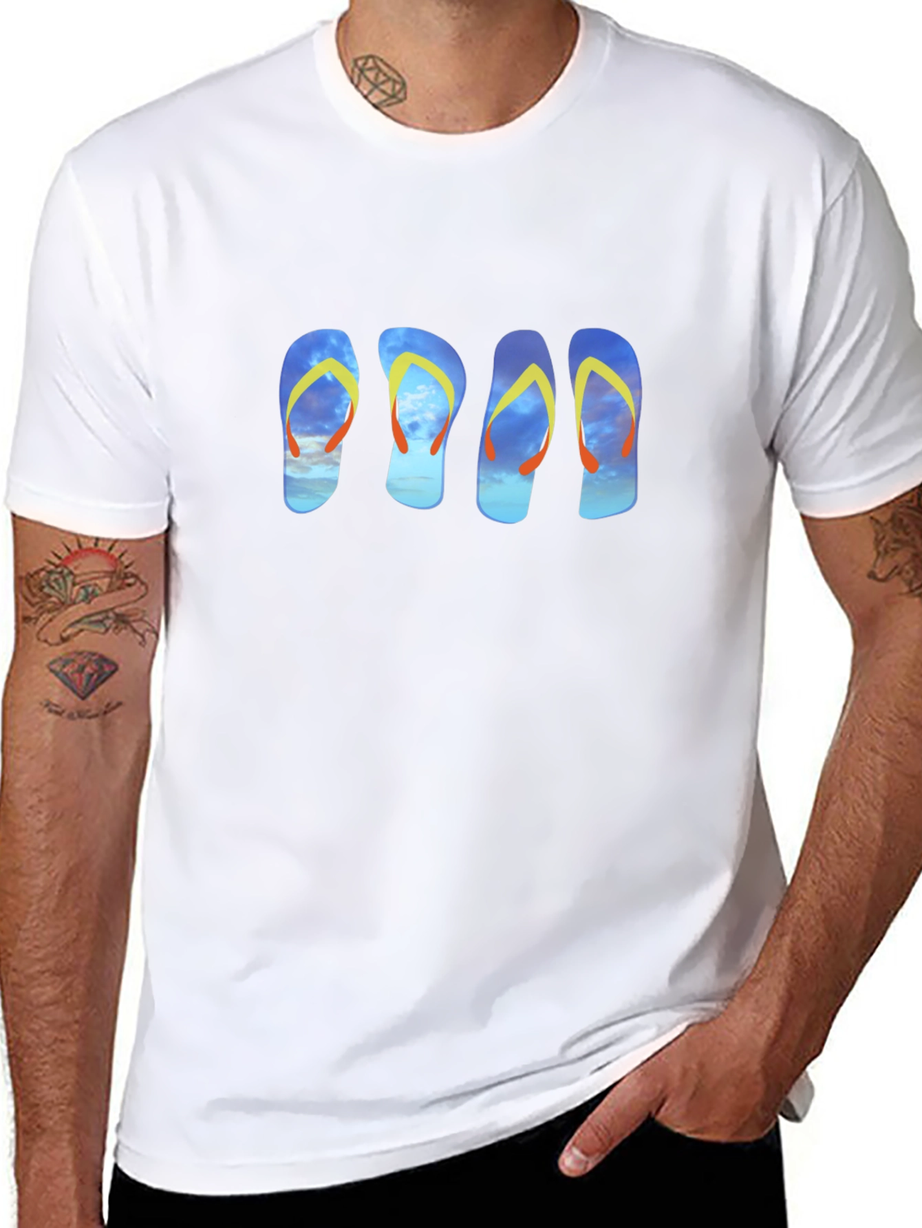 Flip Flops Graphic T-Shirt