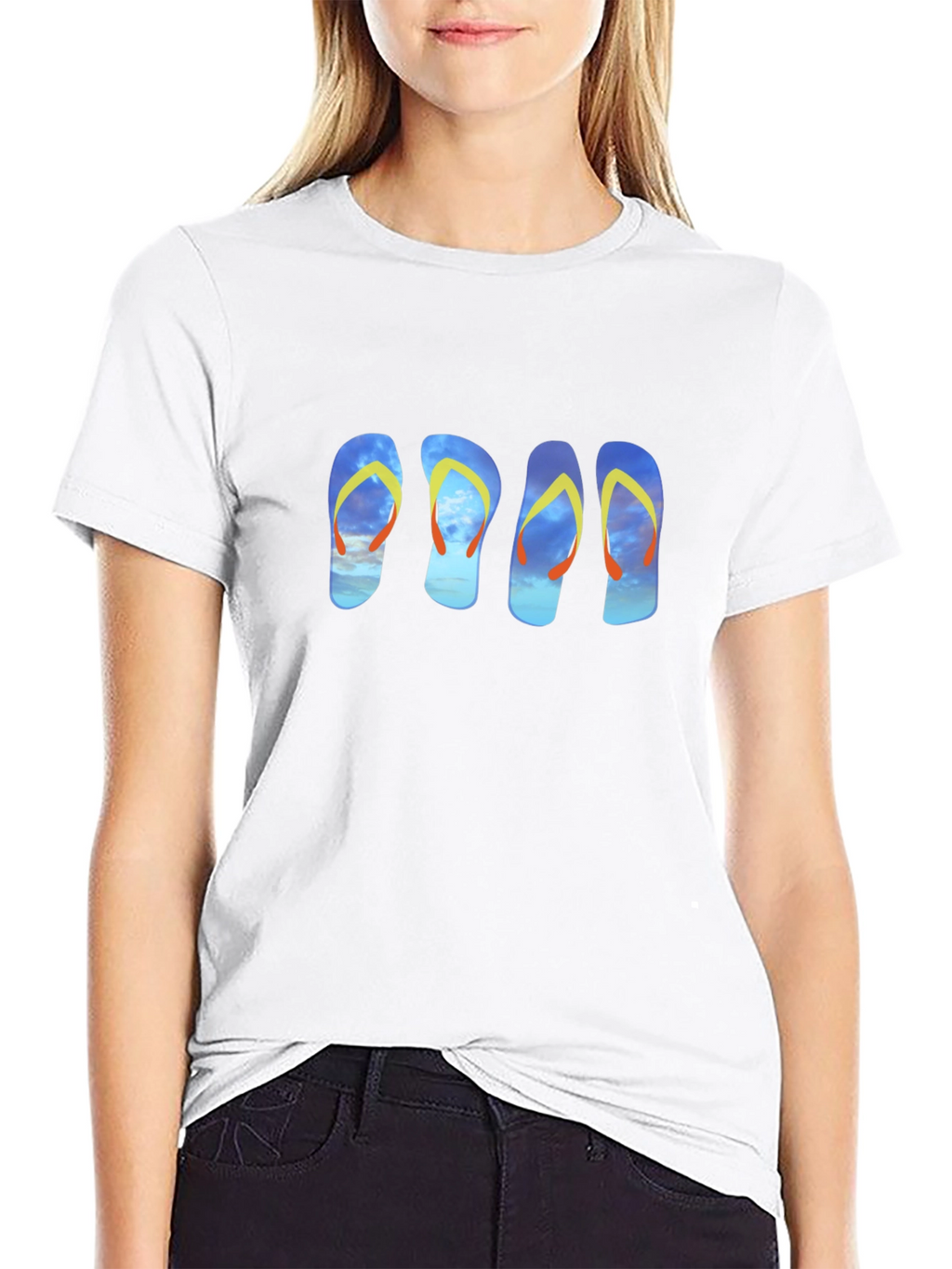 Flip Flops Graphic T-Shirt