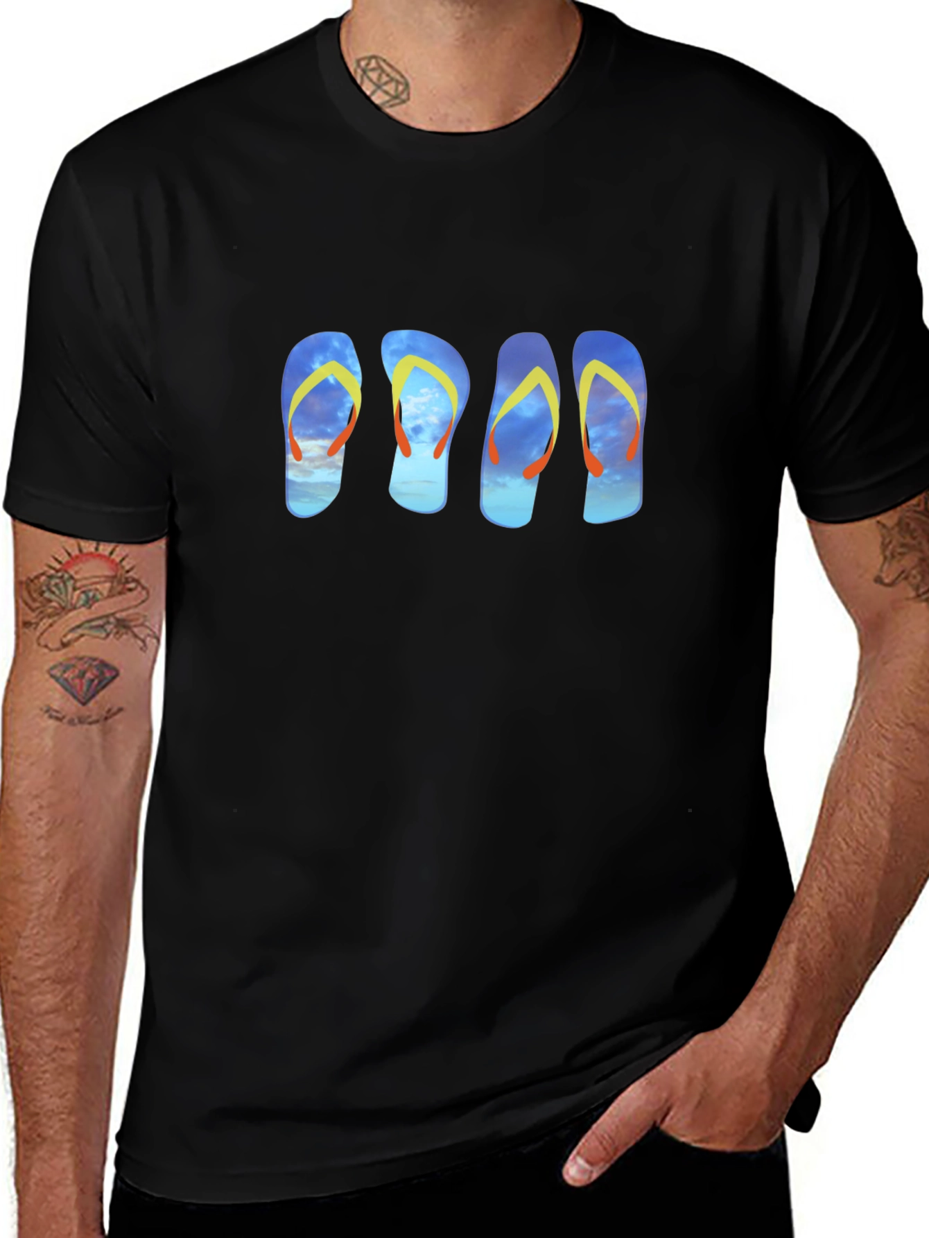 Flip Flops Graphic T-Shirt