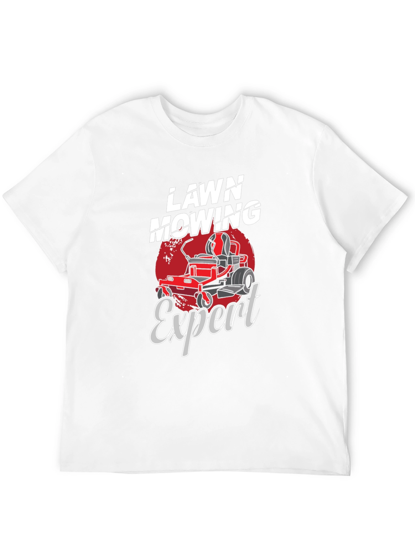 Lawn Mowing Expert Graphic T-Shirt