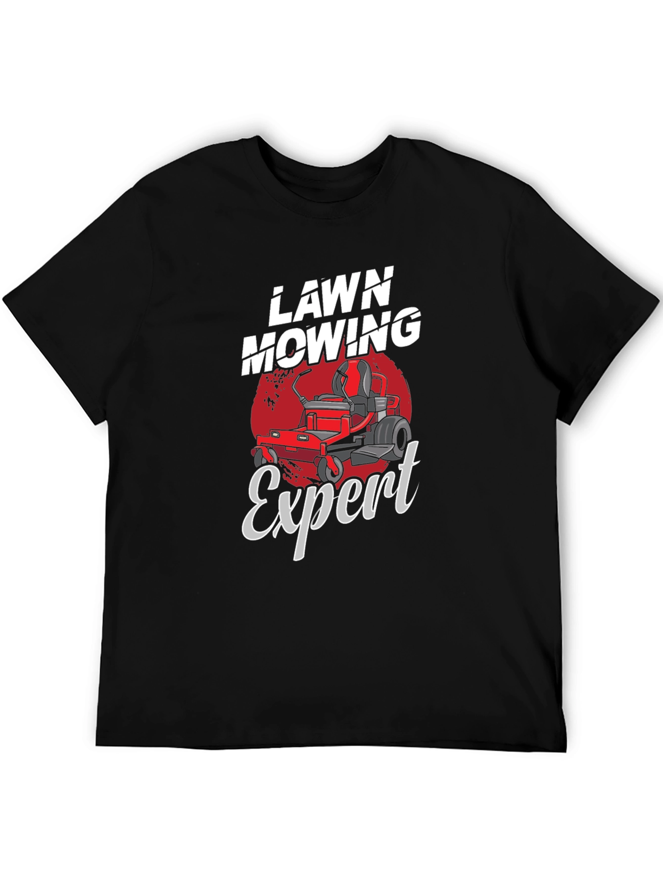 Lawn Mowing Expert Graphic T-Shirt
