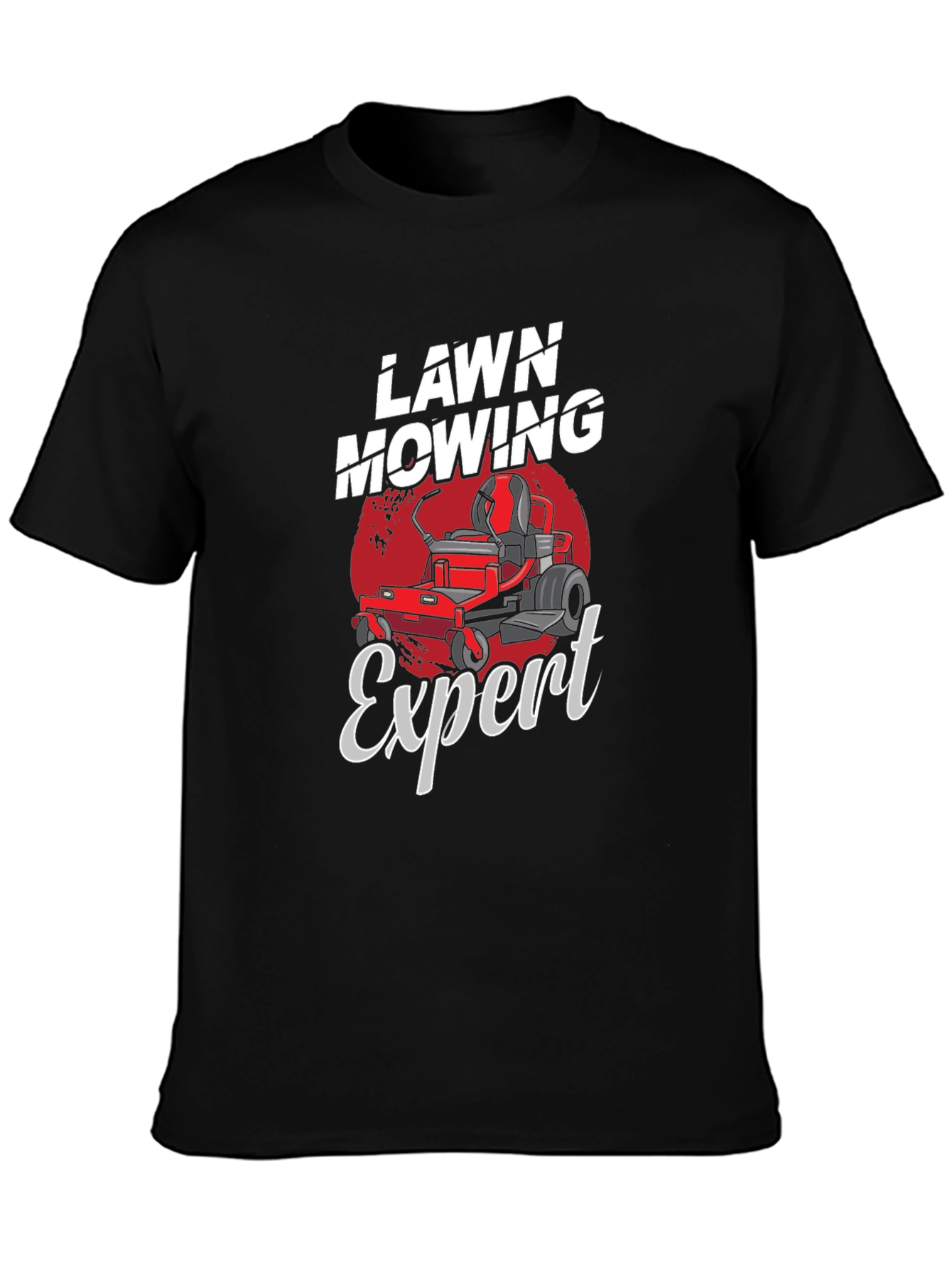 Lawn Mowing Expert Graphic T-Shirt