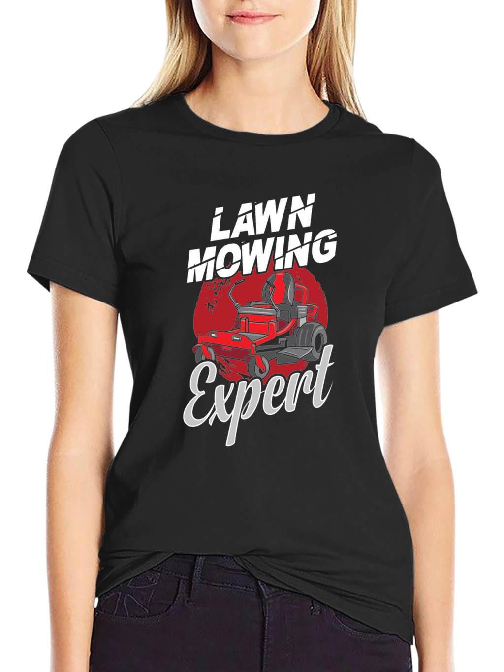 Lawn Mowing Expert Graphic T-Shirt