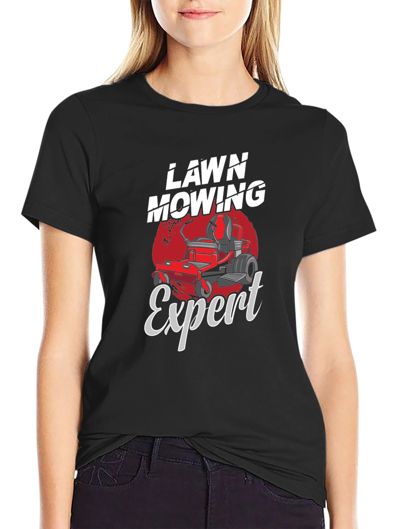 Lawn Mowing Expert Graphic T-Shirt