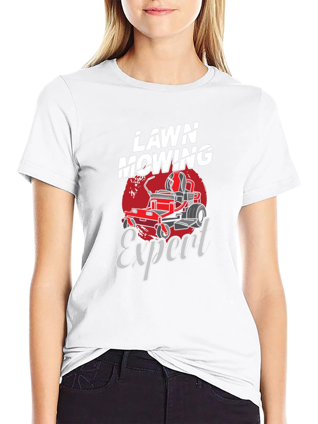 Lawn Mowing Expert Graphic T-Shirt