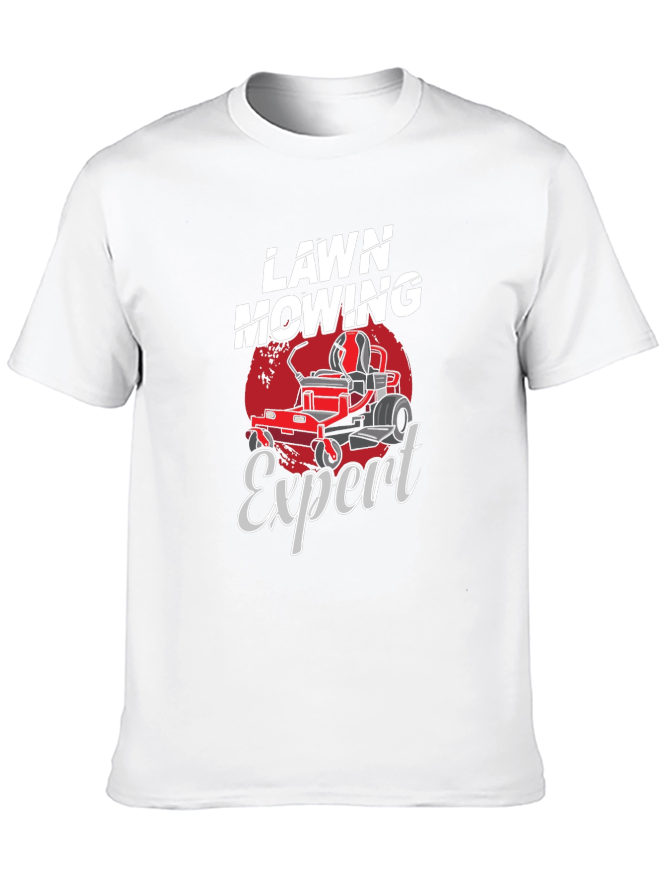 Lawn Mowing Expert Graphic T-Shirt