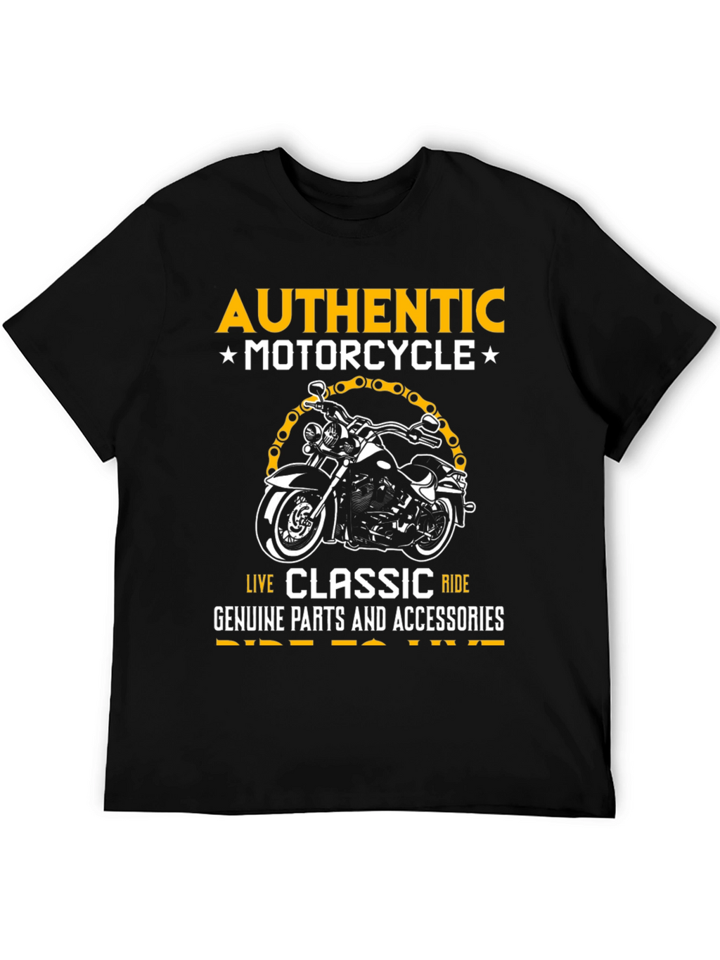 Authentic Motorcycle Graphic Tee