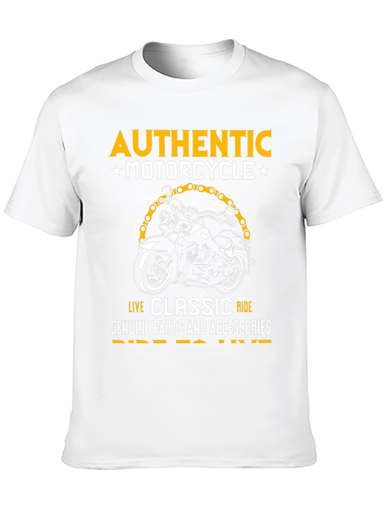Authentic Motorcycle Graphic Tee