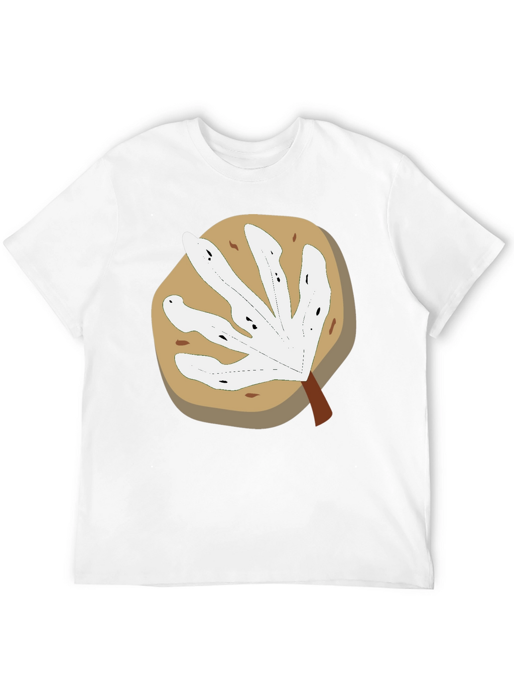 Abstract Leaf Graphic T-Shirt